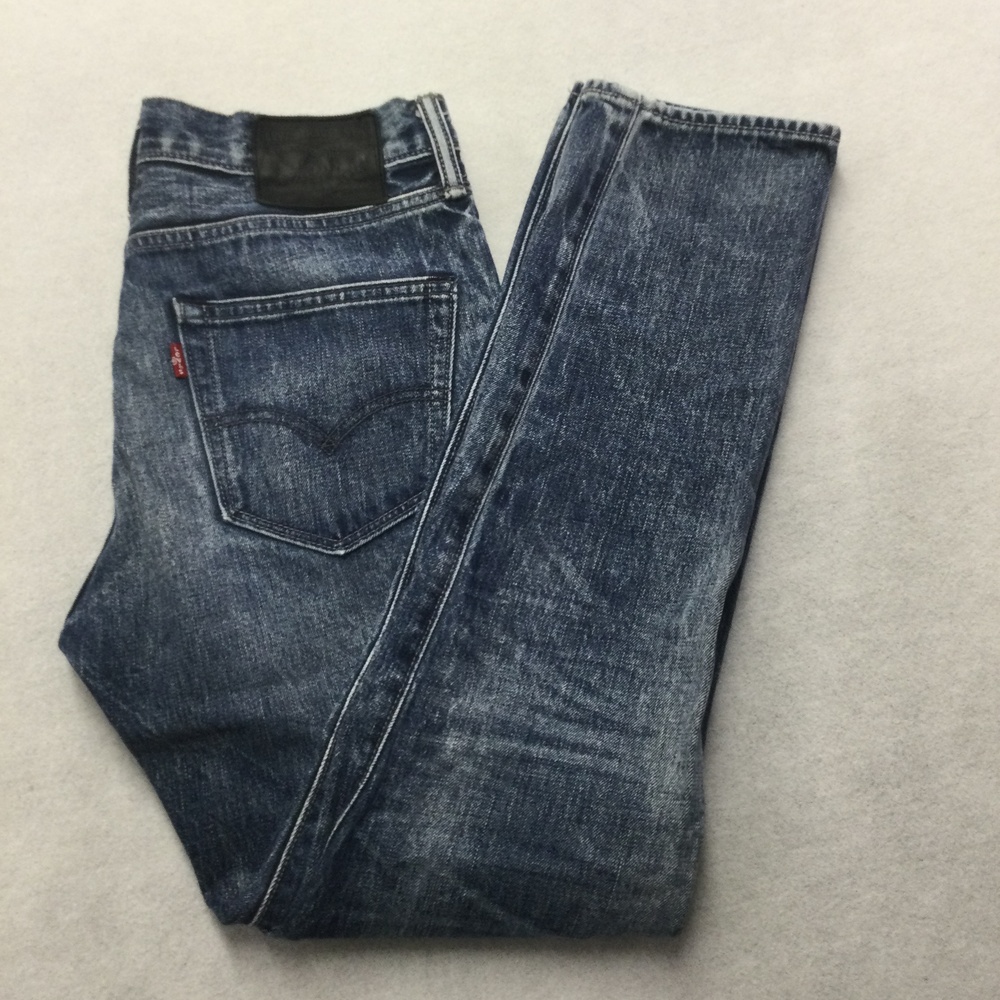 Levis 569 Jeans Mens 30x30 Blue Medium Wash Relaxed Straight Denim Zip Fly